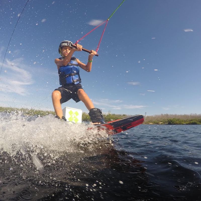 Cable wakeboarding at The Lagoon